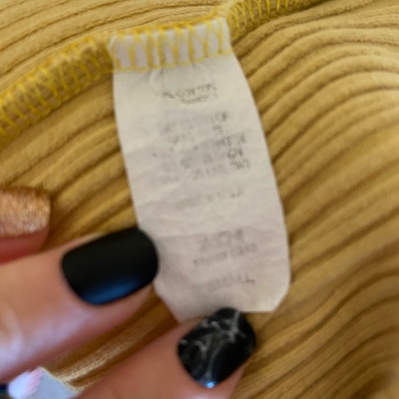 Entro Mustard Ruffled Tank Top - Picture 6 of 6